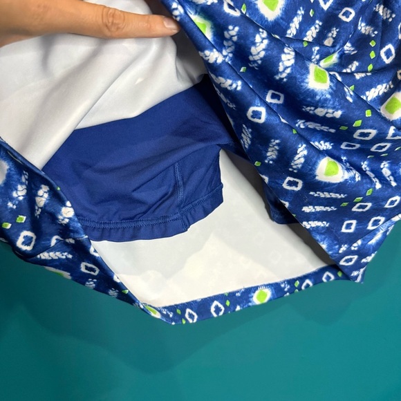 Ralph Lauren Blue and White skirt Medium - Picture 7 of 12
